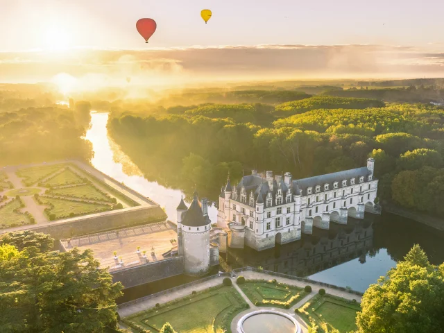 Le château de Chenonceau, dans la grande collection des Châteaux de la Loire. Val de Loire, France.