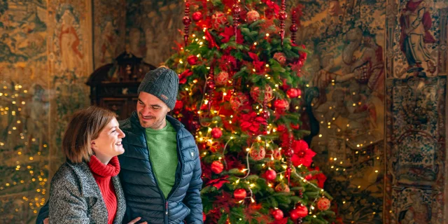 Noël au pays des châteaux. Château de Chenonceau, en Touraine.
