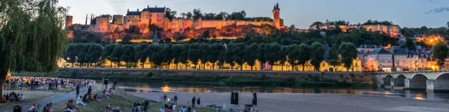 Feux d'artifices à Chinon