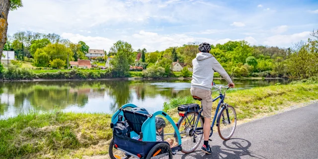 Fahrrad Véretz Herz von Frankreich