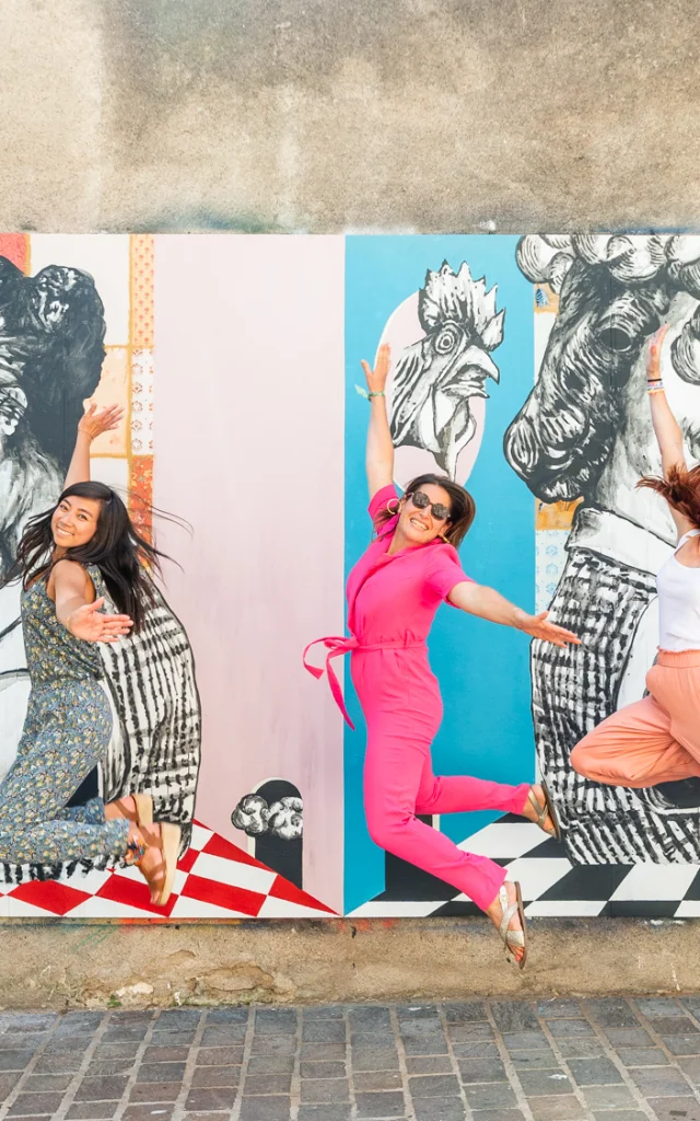 Ville de Tours street art groupe copines