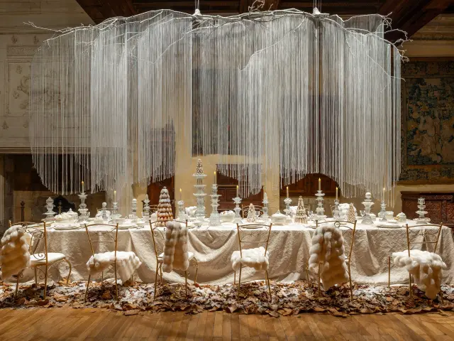 Noël au pays des châteaux. Château d'Azay-le-Rideau.